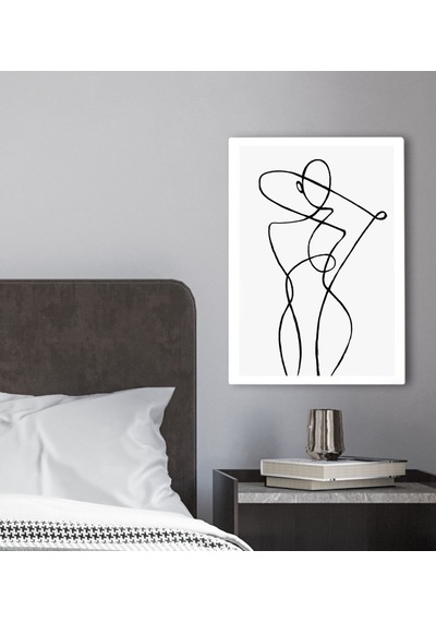 Bk Gift Yatak Odası Konseptli Kanvas Tablo 30X50Cm-1 (501956992)