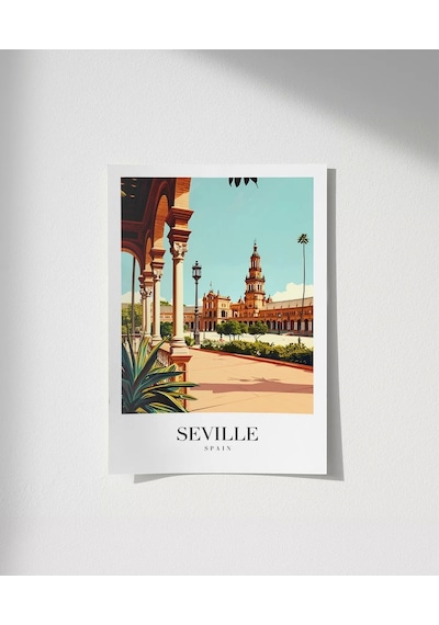 Çerçevesiz Poster Tarihi Sevilla