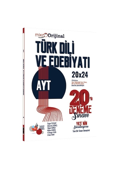 Orijinal Mikro Ayt Türk Dili Ve Edebiyatı 20 Li Deneme Sınavı