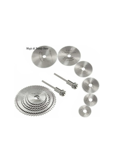 Mini Matkap Gravür Makinası Için Ahşap Kesme Disk Seti 8 Parça