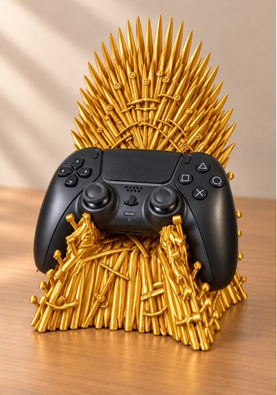 Game Of Thrones Ps5 Gamepad Stand - Metalik Altın