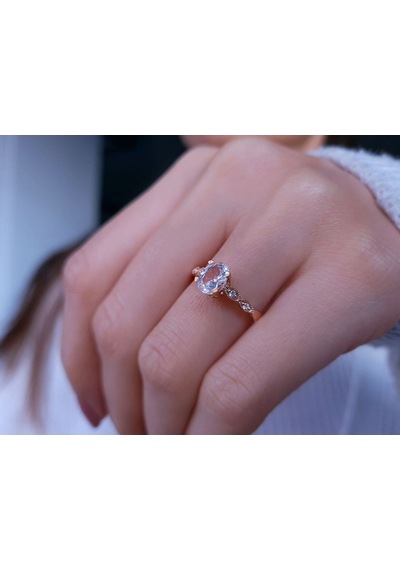 Sirius Pırlanta Ve Beyaz Topaz Taşlı Diana Yüzük 0807R0205
