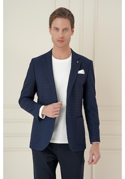 Efor C 695 Slim Fit Lacivert Spor Ceket Lacivert