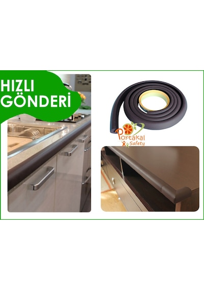 Kauçuk Edge Guard-2 Metre Çok Renkli