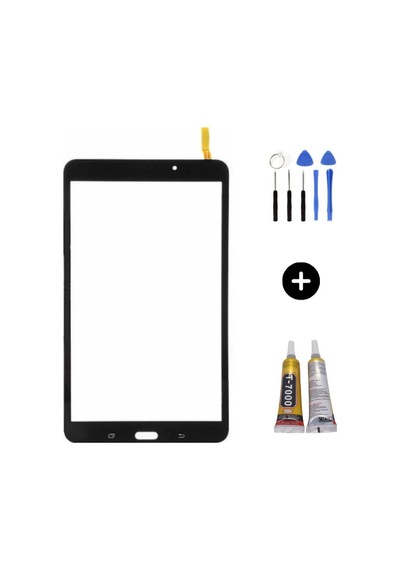 Samsung Galaxy Tab 4 Sm-t330 Uyumlu A Kalite Dokunmatik Siyah + Montaj Seti