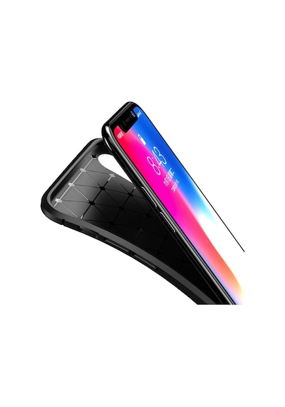 Apple Uyumlu iPhone XS Max 6.5 Kilif Karbon Silikon Case 373407171