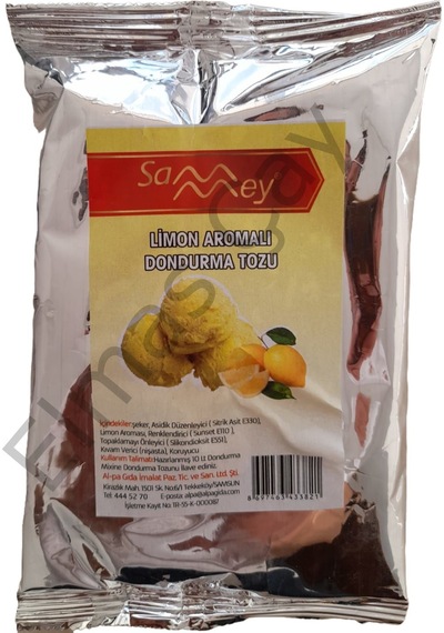Elmas Sammey Limon Aromalı Dondurma Tozu 300 Gr. 300 G