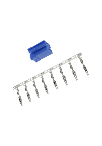 Mini İso Soket Mavi 8 Pin