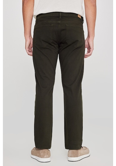 Ac&Co / Altınyıldız Classics Slim Fit Dar Kesim Pamuklu Esnek Chino Erkek Pantolon - Haki