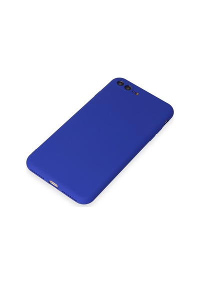 Newface Apple iPhone Uyumlu 7 Plus Kılıf First Silikon - Semeglbl - 57 Koyu Mavi