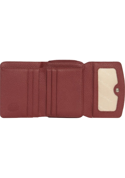 Cengiz Pakel Kadın Hakiki Deri Mini Yatay Çıtçıtlı Cüzdan/portföy - 65288 - Bordo 65288-bordo