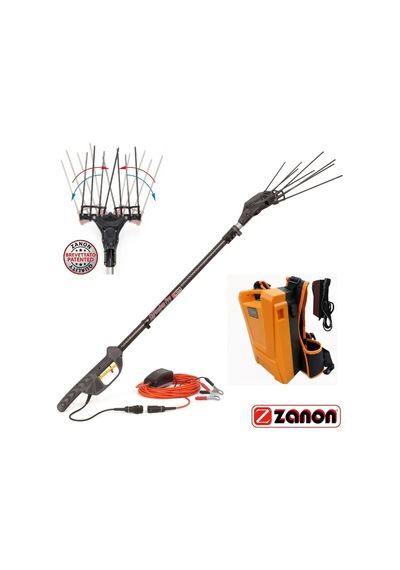 Zanon Karbonium F Pro Al300 Zeytin Hasat Makinası 33 Volt + Sırt Bataryası 22 Amper