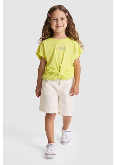 U.s. Polo Assn. Kız Çocuk Fıstık Tişört 50325634-vr087