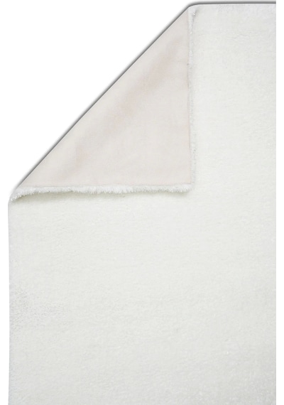 Apex Halı Beyaz Peluş Dokulu Kaydırmaz Dekoratif Halı Beyaz