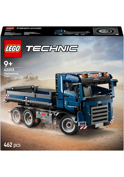 LEGO® Technic Damperli Kamyon 42203 - 9 Yaş ve Üzeri İnşaat Seven Çocuklar için Yaratıcı Oyuncak Yapım Seti (462 Parça)