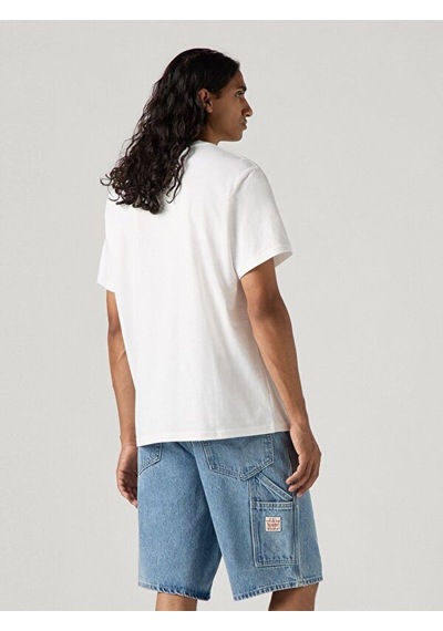 Levi's Lse Ss Relaxed Fit Tee Serif Logo White Erkek T-shirt A2082-0258-4735 Beyaz