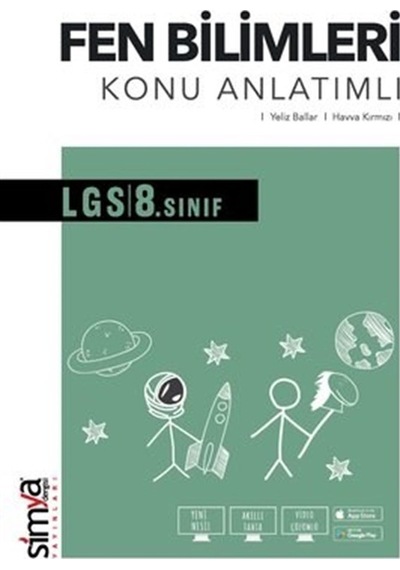 8. Sınıf Fen Bilimleri Konu Anlatım Kitabı -  Simya Dergisi Yayınları