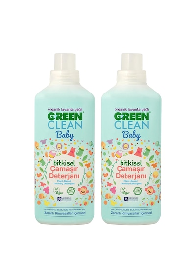 U Green Clean Baby Organik Lavanta Yağlı Bitkisel Çamaşır Deterjanı 2 x 1 L