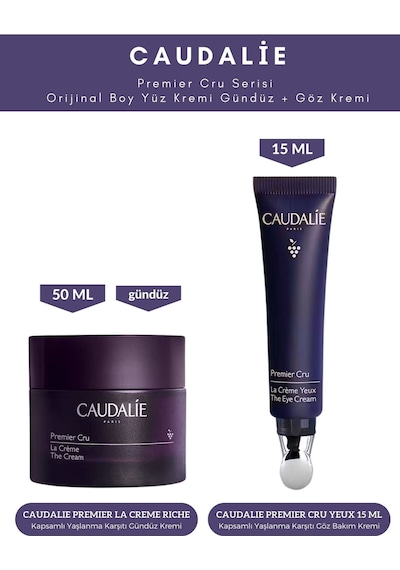 Premier Cru Serisi Yüz Kremi Gündüz Göz Kremi Orijinal Boy Set