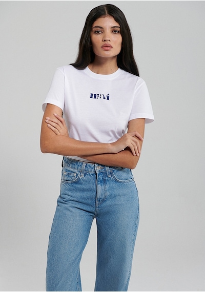 Mavi - Mavi Logo Baskılı Beyaz Tişört 1612241-620 Beyaz Mavi - Mavi Logo Baskılı Beyaz Tişört 1612241-620 Beyaz