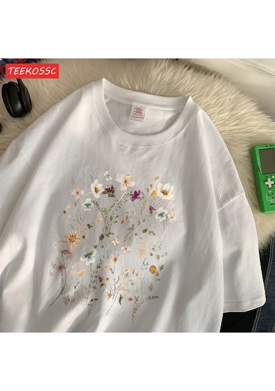 Noıssey Urban Pop Graphic Kadın Tişört Koleksiyonukod 5101 Beyaz