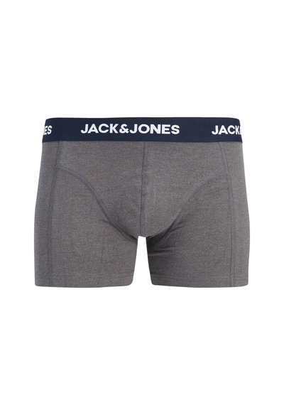 Jack & Jones Erkek Jaclamp 3'lü Boxer 12300931 Haki Siyah Gri