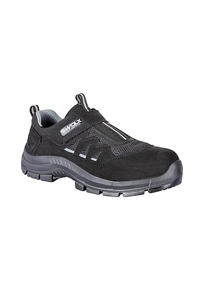Swolx Microfiber Tekstil-s1 Unisex İş Güvenliği Ayakkabısı Trıgon-x-110 Siyah Trıgon-x-110 Siyah