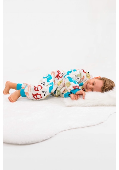 Babymod Elyaf Dolgulu 2,5 Tog Pamuklu Penye Astarlı Kız /erkek Çocuk Uyku Tulumu Mavi