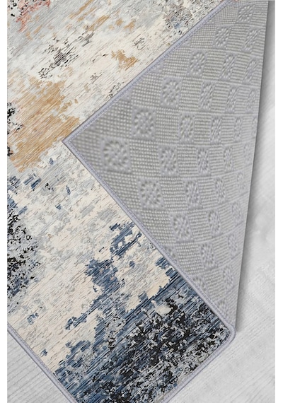 Rovigo Home Dijital Baskı Yıkanabilir Kaymaz Taban Salon Halısı  RVG1816 Çok Renkli