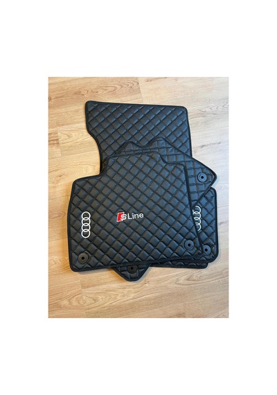 Oto Halı Paspas Audi Q3 8u 2011-2018 Uyumlu Sline Sport Kaymaz & Şık Tasarım - Bej