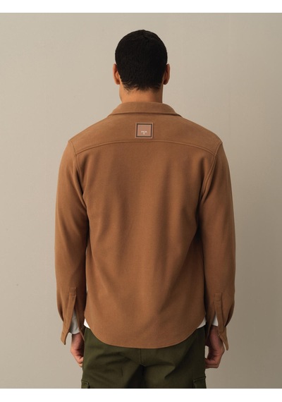 Xint Camel Regular Fit Pamuklu Gömlek Ceket 501953