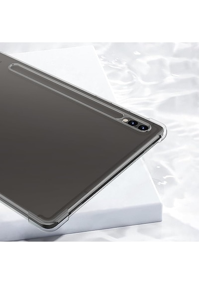 Samsung Galaxy Tab S9 Fe Plus Sm-x610 Uyumlu Arka Şeffaf Kılıf, Ultra İnce Silikon Ve Darbeye Dayanıklıdır