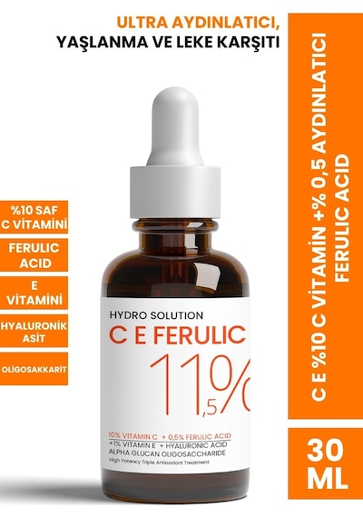 Procsın Hydro Solutıon C E %10 C Vitamin + % 0,5  Aydınlatıcı Ferulıc Acıd 30 ML