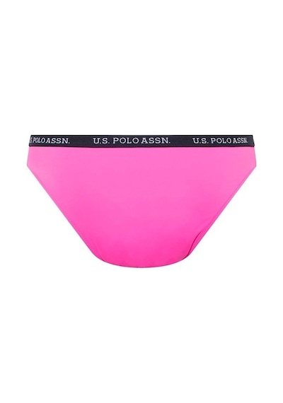 U.S. Polo Assn. Kadın Pembe Kalın Kenarlı Lastikli Bikini Alt 21511