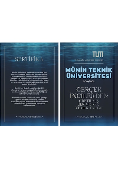 Karaca  Fine Pearl Midnight 26 Parça 6 Kişilik Kahvaltı Takımı