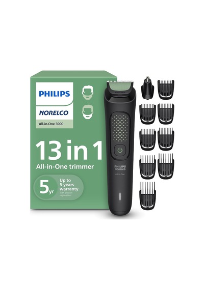 Philips Hepsi Bir Arada 3000 Serisi 13'ü 1 Arada Düzeltici, Sakal Şekillendirici Ve Erkek Saç Kesme Makinesi, 9 Uzun