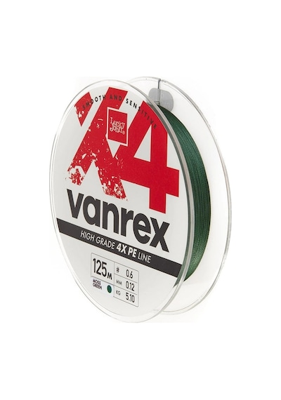 Lucky John Vanrex X4 Pe Örgü Yosun Yeşil 125m 0,10mm İp Misina - Standart