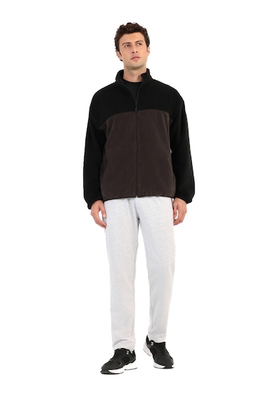 Lumberjack Polar Sweatshirt Erkek Siyah Ml Sanba 7plr002 000000000102709082