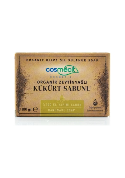 Cosmecit Organik Zeytinyağlı Kükürt Sabunu 100 Gr