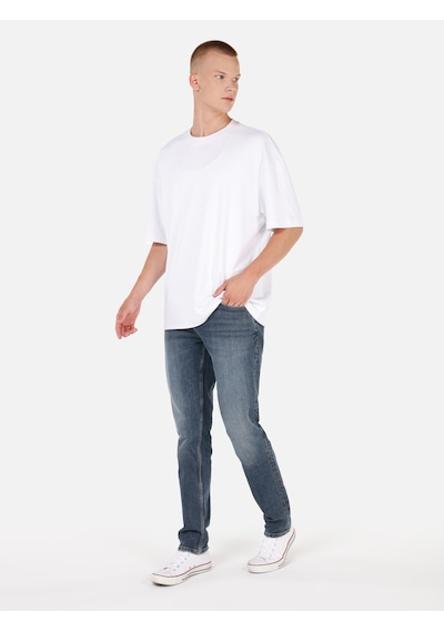 Colin's Colins 044 Karl Normal Kesim Düşük Bel Düz Paça Mavi Erkek Pantolon Cl1070562 Denim