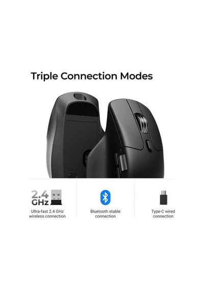 M6 Kablosuz Fare, En Iyi Pixart 3311, Pixart 3395 Ve Pixart 3950 Sensör, 2.4 Ghz, Bluetooth Ve Usb K Fm60071s-t