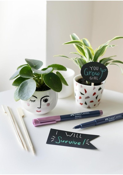 Faber-castell Metalik Markör, 12'li Set Çok Renkli
