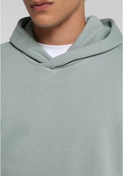Colin's Colins Relaxed Fit Kapüşonlu Düz Erkek Yeşil Sweatshirt Cl1082263 Q1.v2 Lsg Light Sage