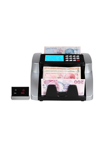 Baove GB7100S Karışık Para Sayma Makinesi - Sahte  Para Yakalama - TL, Euro, Usd + Müşteri Ekranı
