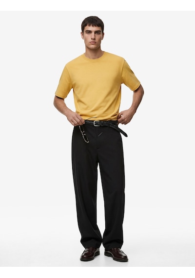 Koton Regular Fit Bisiklet Yaka Pamuklu Basic Kısa Kollu Tişört Sarı 6sam10011mk Koton Regular Fit Bisiklet Yaka Pamuklu Basic Kısa Kollu Tişört Sarı 6sam10011mk
