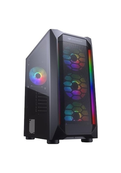 Cougar 650w 80+ Mx410 Mesh-g Cgr-5vm6b-mesh-g-rgb Gamıng Mıd-tower Pc Kasası