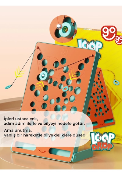 Loop Drop El Göz Koordinasyonu, Konsantrasyon Geliştirici Denge Standı Eğitici Oyuncak Shopist