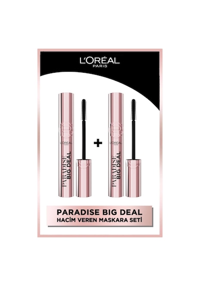 Maybelline New York Paradise Big Deal Maskara Siyah 2'li
