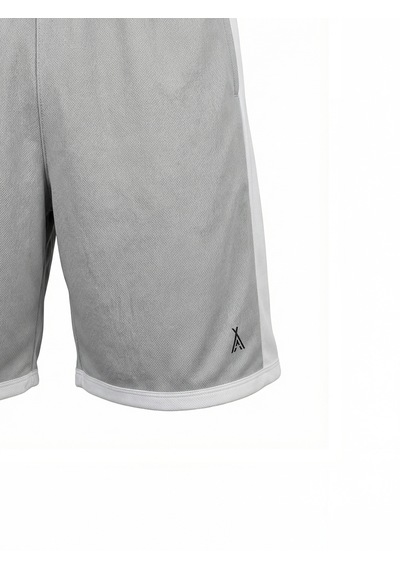 Orendahill Erkek Spor Şort Hızlı Kuruyan Esnek Regular Fit Gym Cepli Yan Çizgi Detaylı Activewear Gri