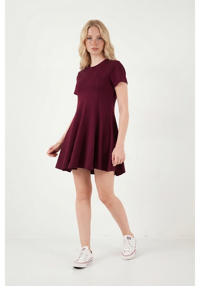 Lela Bayan Elbise 5866342 Bordo Bordo